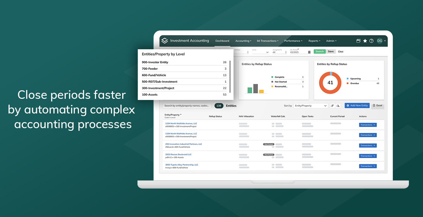screenshot of Yardi Investment Accounting